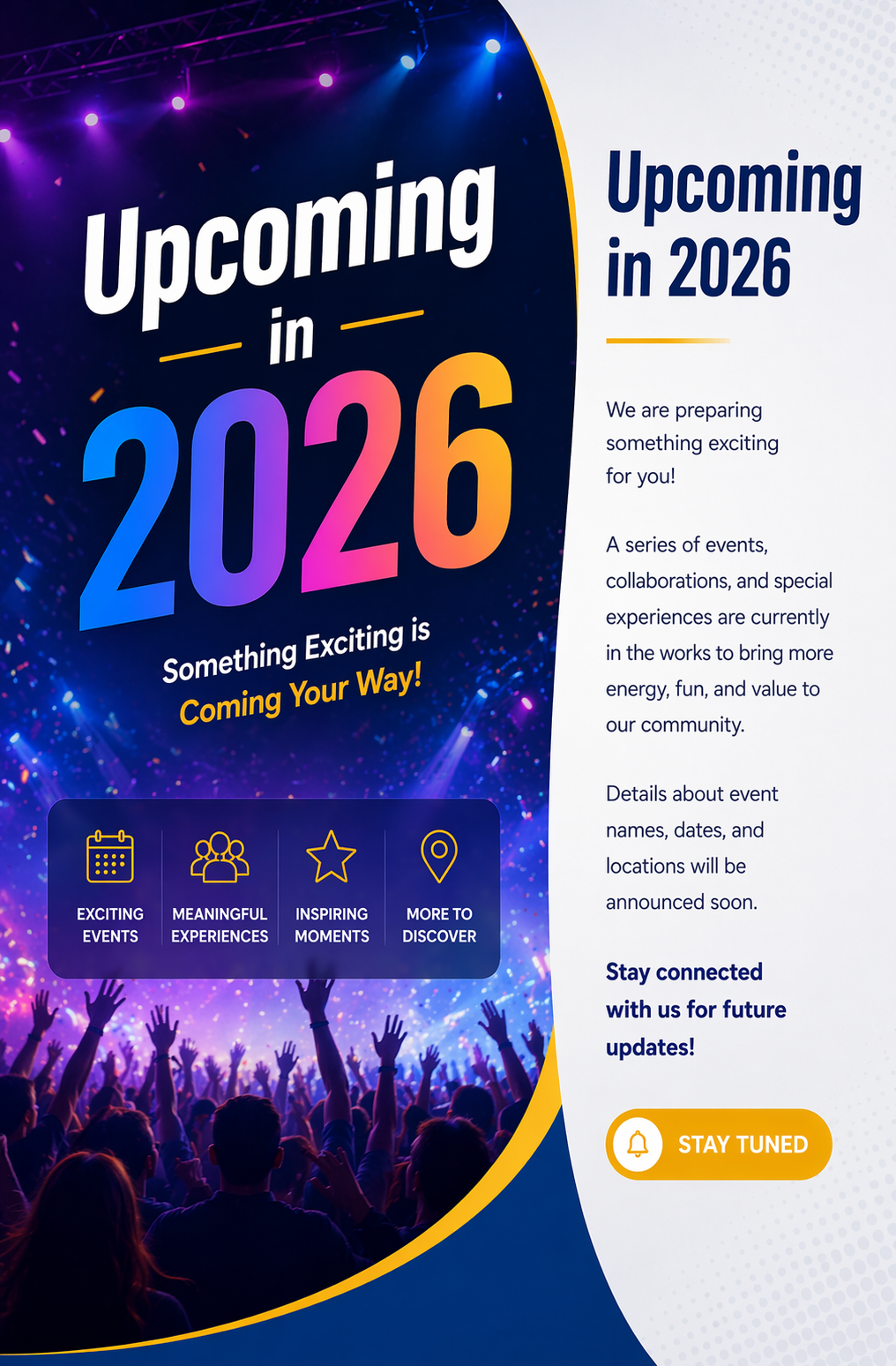 Upcoming Event 1 left